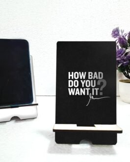 Motivational Quotes Mobile Stand – Stylish Design for Inspiration