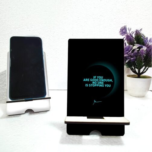 Motivational Quotes Mobile Stand - Stylish Design for Inspiration