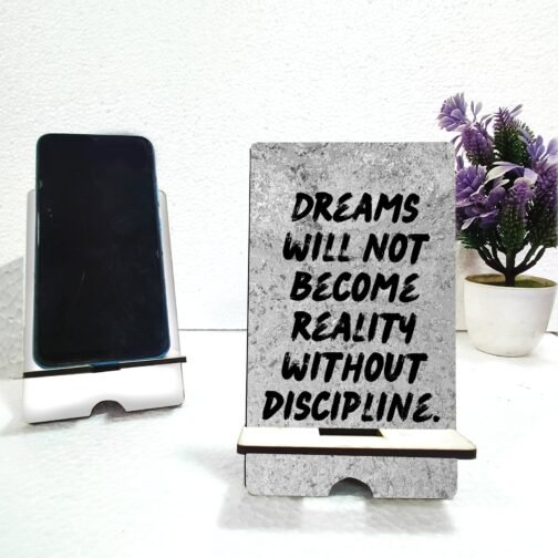 Motivational Quotes Mobile Stand - Stylish Design for Inspiration