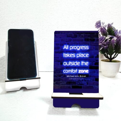 Motivational Quotes Mobile Stand - Stylish Design for Inspiration