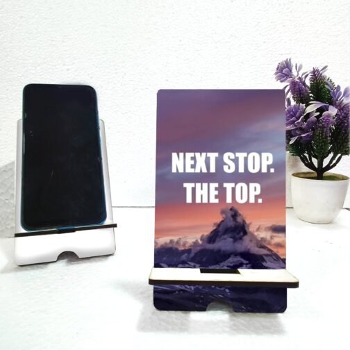 Motivational Quotes Mobile Stand - Stylish Design for Inspiration