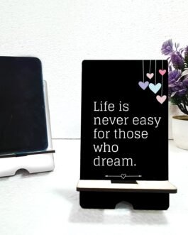 Motivational Quotes Mobile Stand – Stylish Design for Inspiration