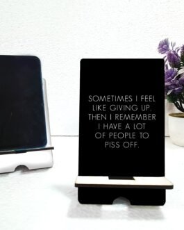 Motivational Quotes Mobile Stand – Stylish Design for Inspiration