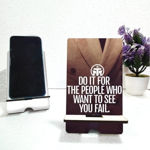 Motivational Quotes Mobile Stand - Stylish Design for Inspiration