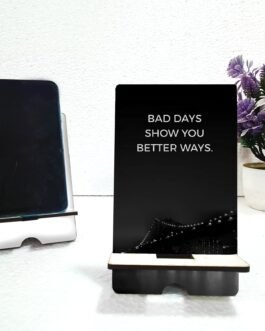 Motivational Quotes Mobile Stand – Stylish Design for Inspiration