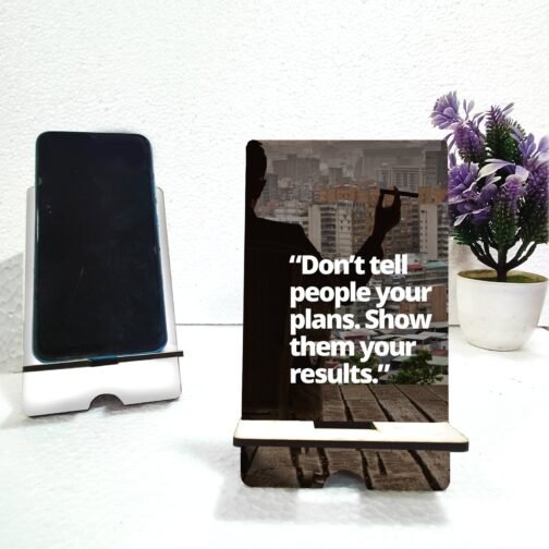 Motivational Quotes Mobile Stand - Stylish Design for Inspiration