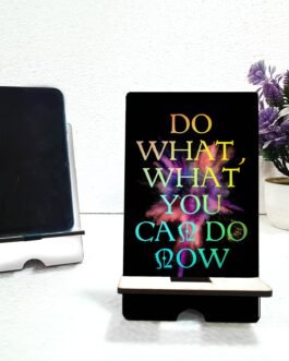 Motivational Quotes Mobile Stand – Stylish Design for Inspiration