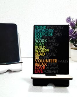 Motivational Quotes Mobile Stand – Stylish Design for Inspiration