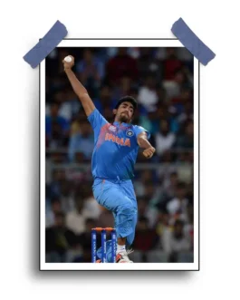 Indian Cricket Team Poster – Bleed Blue – 12″x18″ Glossy/Matte Finish