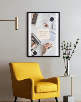 Harmony in Balance ‘Work-Life Balance’ Aesthetic Photo Frame