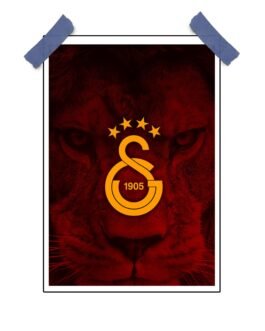 Galatasaray Football Logo Poster – 12″x18″