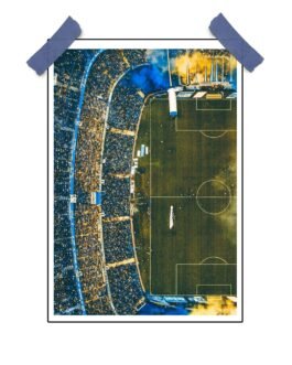 Soccer Stadium Photo Poster – 12″x18″