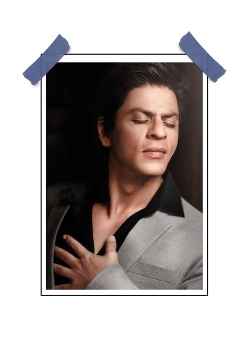 Captivating SRK Candid Poster - Limited Edition Artwork