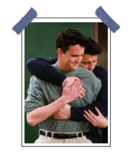 Friends TV Show Poster – Joey and Chandler Artwork (12×18 inches)