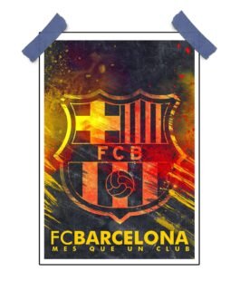 FC Barcelona Poster – Football Club Wall Art