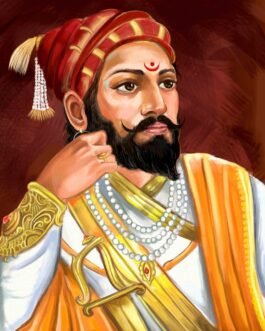 Canvas Poster of Chatrapati Shivaji Maharaj – 16×20 Inches