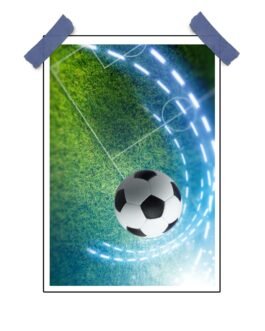 Football Art Poster – Soccer Stadium Wall Decor