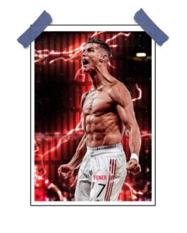 Shirtless Ronaldo Poster – Cristiano Ronaldo Wall Art