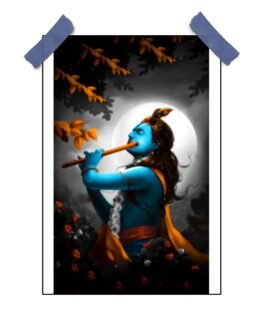 Shree Krishna Poster – 12″x18″ | Matte & Glossy Options