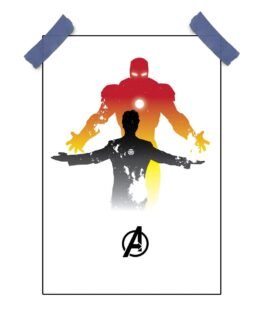 Superhero Poster – Marvel & DC Heroes – 12″x18″ Glossy/Matte Finish