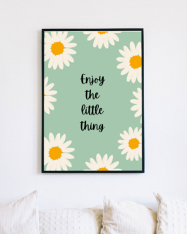 Elegance in Simplicity ‘Enjoy the Little Things’ Wall Frame