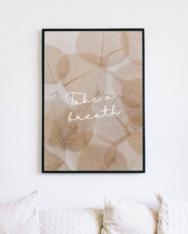 Tranquil Moments ‘Take a Breath’ Wall Art Frame