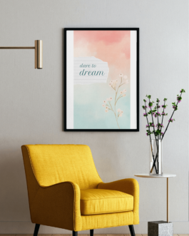 Dreamer’s Delight ‘Dare to Dream’ Wooden Frame