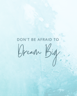 Fearless Dreamer ‘Don’t Be Afraid to Dream Big’ Wall Frame