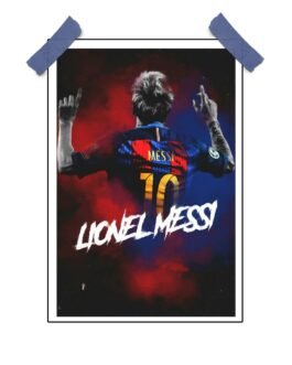 Lionel Messi Art Poster – 12″x18″ Glossy & Matte Finish