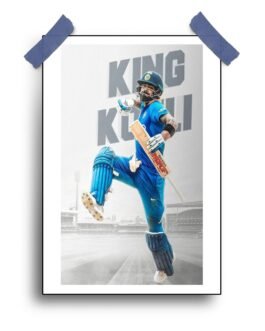 Best King Kohli Poster 12″x18″ | Matte & Glossy Options