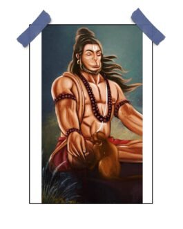 Bajrang Bali Poster – 12″x18″ | Matte & Glossy Options