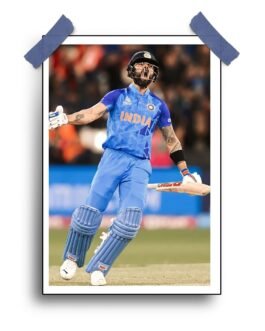 Virat Kohli Celebration Poster – 12″x18″ | Matte & Glossy Options