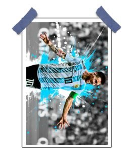 Lionel Messi Football Superstar Poster 12″x18″ Glossy/Matte