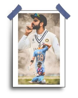 Best Virat Kohli Poster – 12″x18″ | Matte & Glossy Options