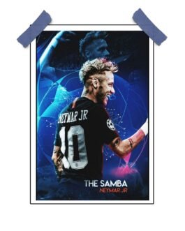 Neymar Jr Wall Poster – 12″x18″