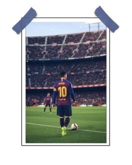 Messi Wall Art Poster – 12″x18″