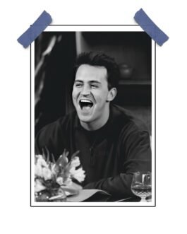 Chandler Bing Matthew Perry Poster – Friends TV Show Artwork