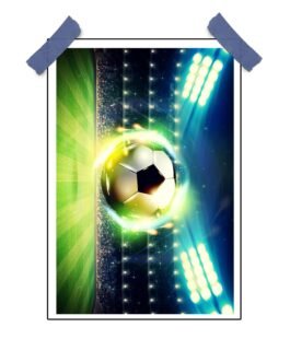 Football Ground Poster – 12″x18″ Glossy & Matte Finish