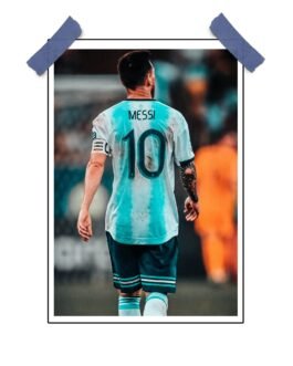 Messi No. 10 Poster – 12″x18″