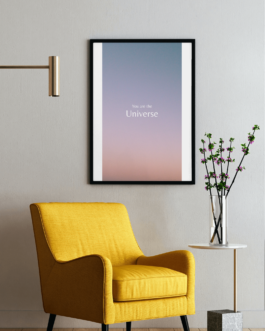 Cosmic Beauty ‘You are the Universe’ Aesthetic Photo Frame