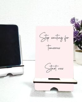 Motivational Quotes Mobile Stand – Stylish Design for Inspiration