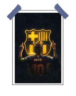 Messi FCB Poster – Celebrating a Legend’s Journey