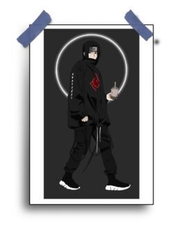 Itachi Uchiha Manga Poster – 12″x18″ – Glossy & Matte Variants