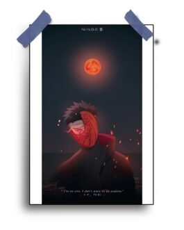 Uchiha Obito Poster – 12″x18″ Glossy & Matte Options