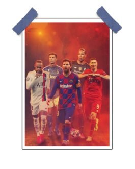 Football Heroes Poster – 12″x18″ Glossy/Matte