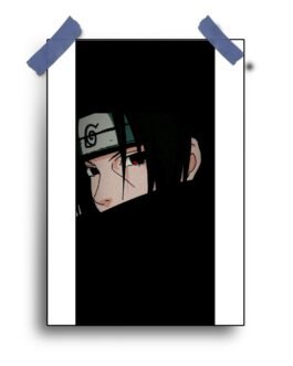 Uchiha Itachi Face Poster – 12″x18″ Matte & Glossy Options