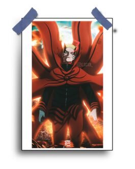 Naruto Baryon Mode Poster – 12″x18″ Matte & Glossy Options