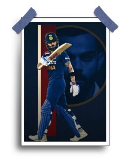 Aggressive Virat Kohli Poster 12″x18″ | Matte & Glossy Options