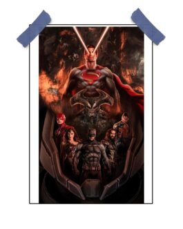 Superhero Poster – Marvel & DC Heroes – 12″x18″ Glossy/Matte Finish