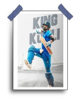 King Kohli Poster 12″x18″ | Matte & Glossy Options